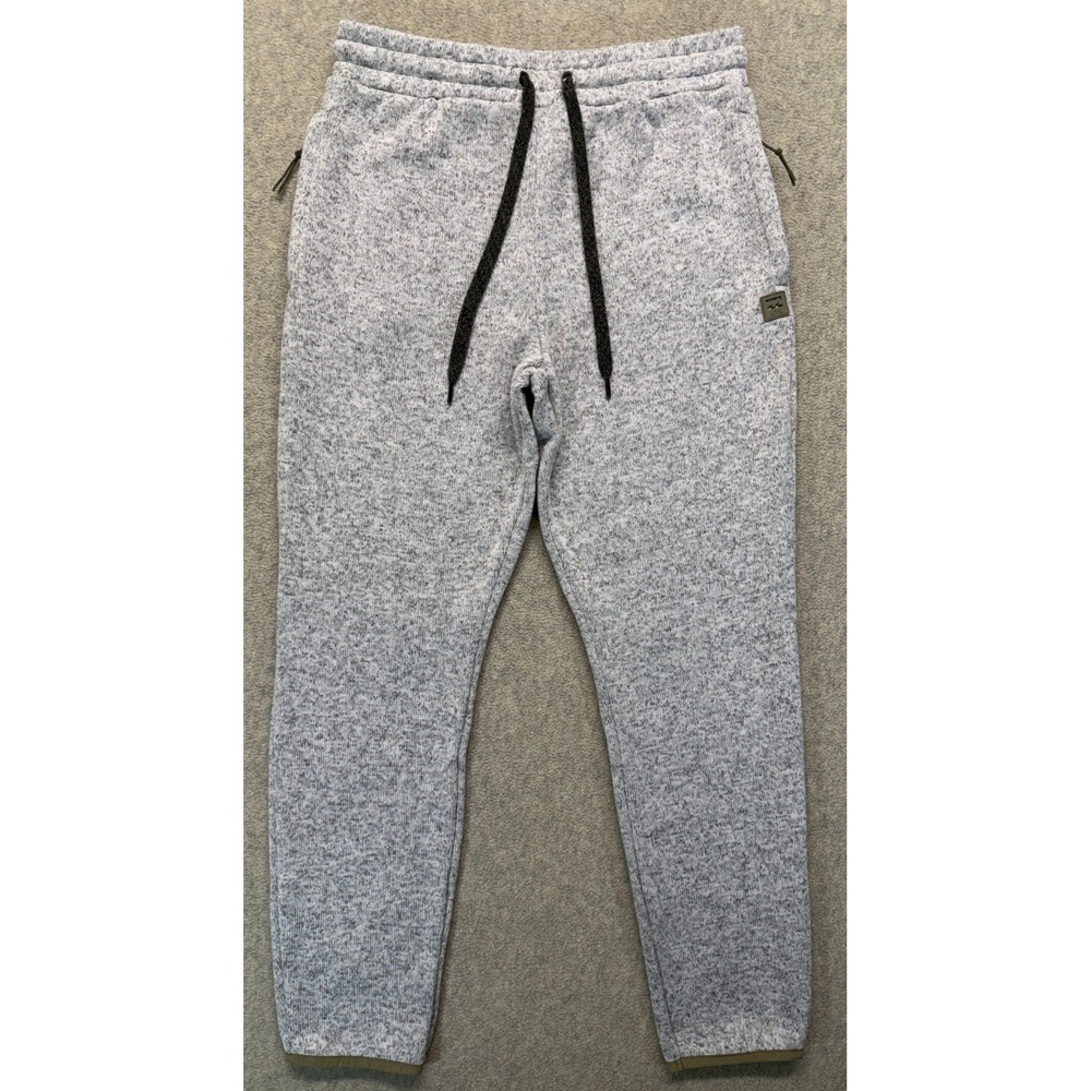 Billabong Mens Adventure Division A/Div Jogger Pants Gray Tech Fleece Outdoor L
